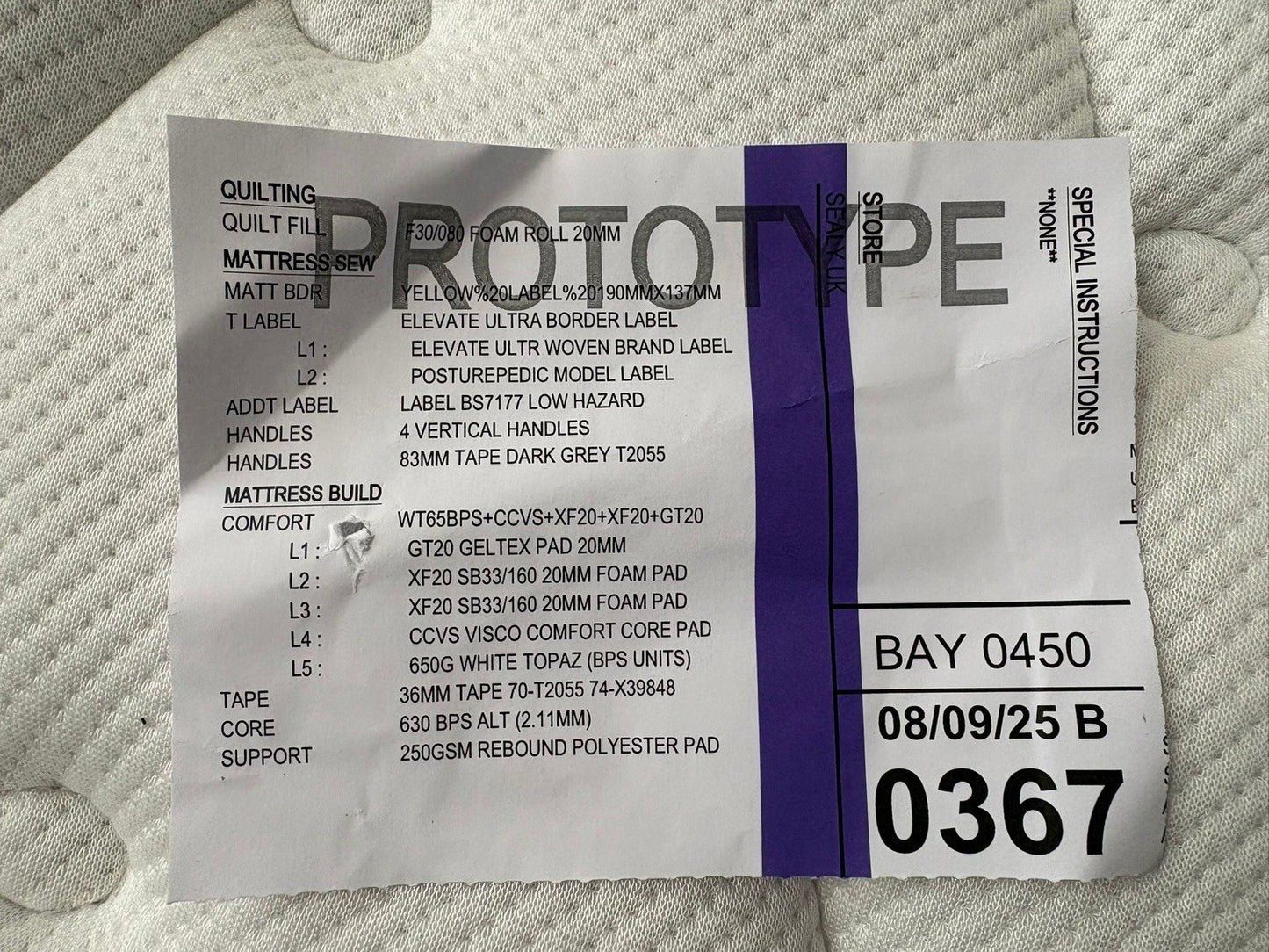 Sealy Posturepedic Elevate Ultra Priestly Mattress Extra Firm 5FT Kingsize