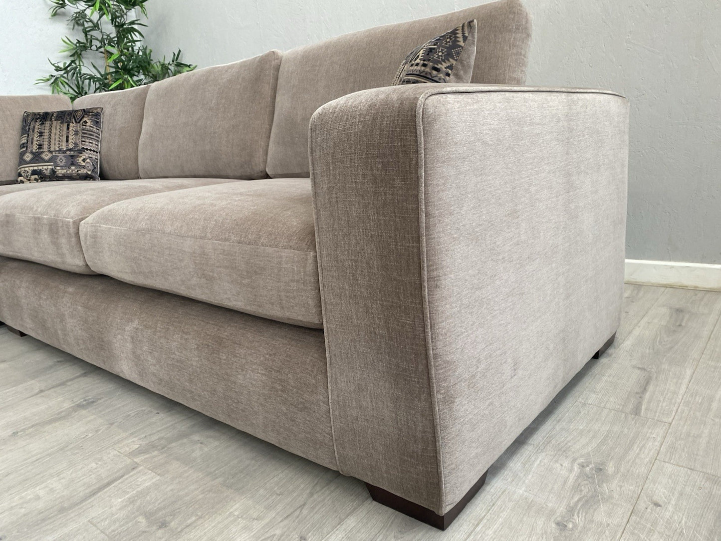DFS - LAMBOURN Style Fabric LHF Large Chaise Corner Sofa - RRP £2,999