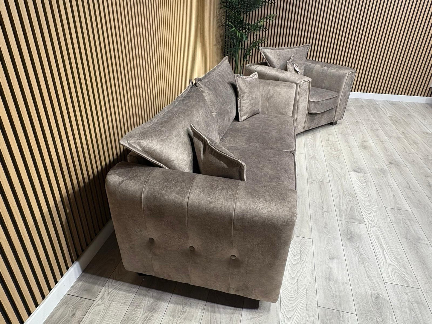 DFS - CHERISHED Style 3 Seater Sofa + Armchair Set, Formal Back - RRP £2,198