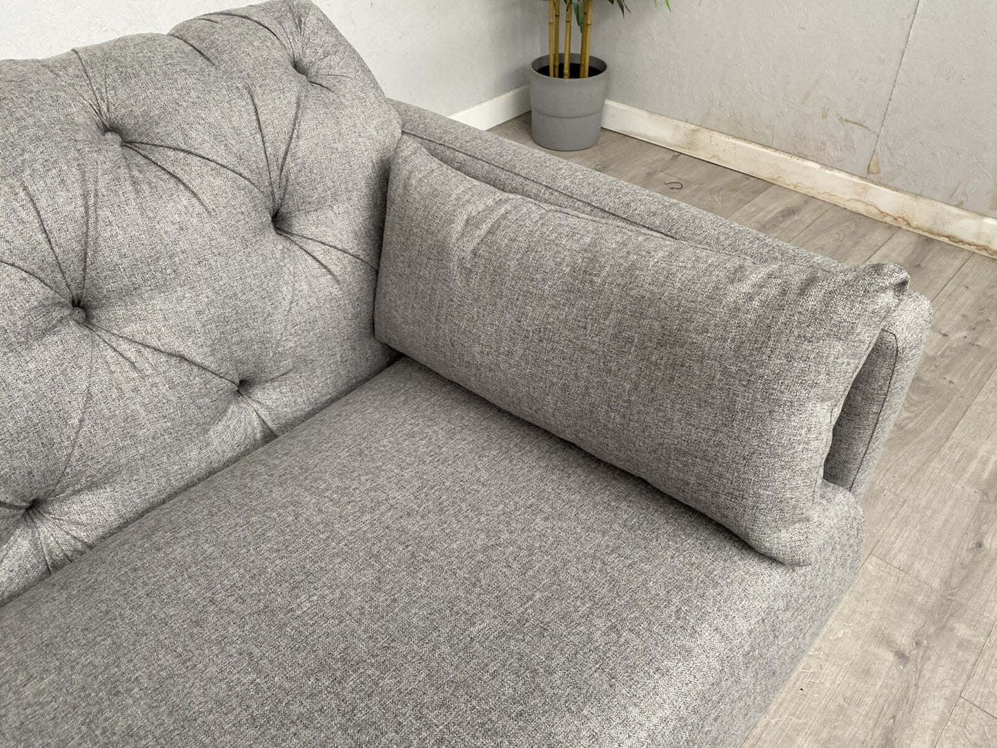 John Lewis - SWOON MENDEL Large 3 Seater Sofa, Cinder Wool Grey - RRP £1,699