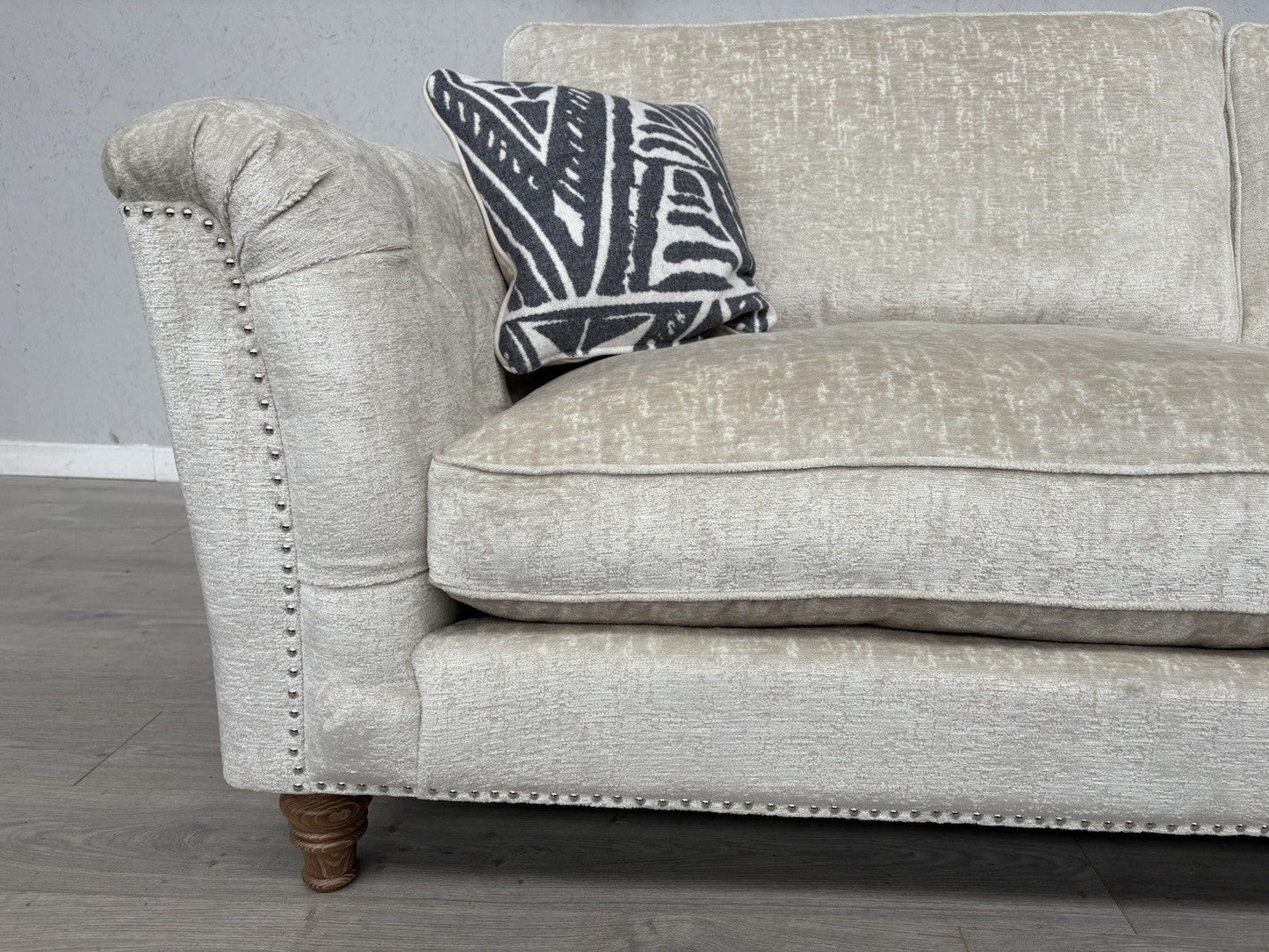 Westbridge - LUCILLE Extra Large Fabric 4 Seater Sofa, Oyster - RRP £2,695