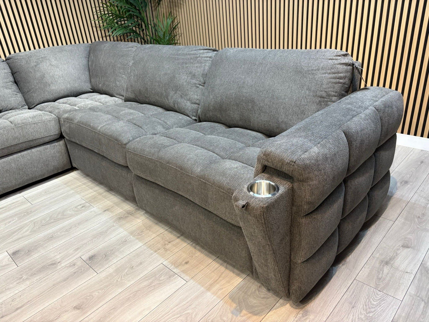 DFS - MAVAM Modular Premium Fabric Large 2 Corner 2 Sofa + Footstool - RRP £3699