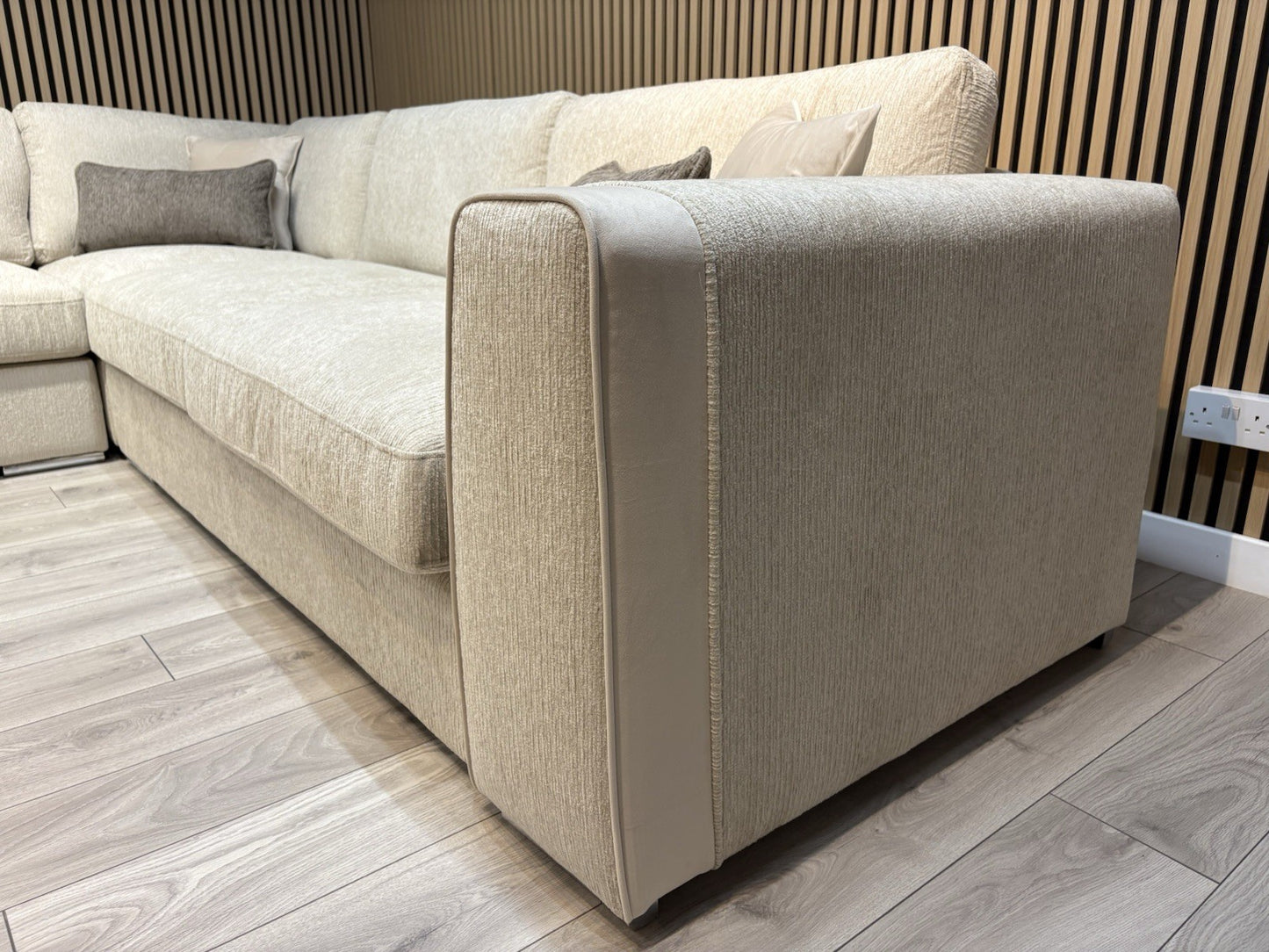 NAPLES Fabric Large Corner Sofa ( 3 Corner 3 ) - RRP £2,495