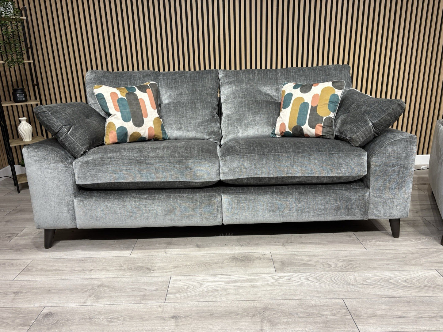 Furniture Village MALIBU Fabric 3 Seater Sofa + Armchair, Recliners - RRP £3,440