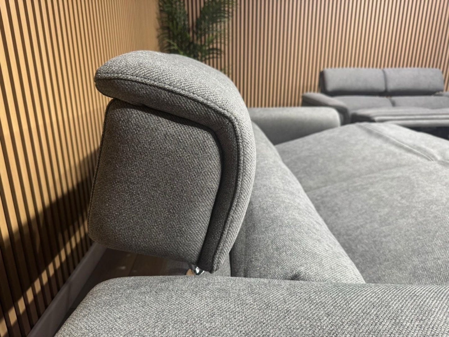 DFS Sample - SAN MATEO Style Fabric 3 + 2 Seater Power Sofa Set - RRP £3,098