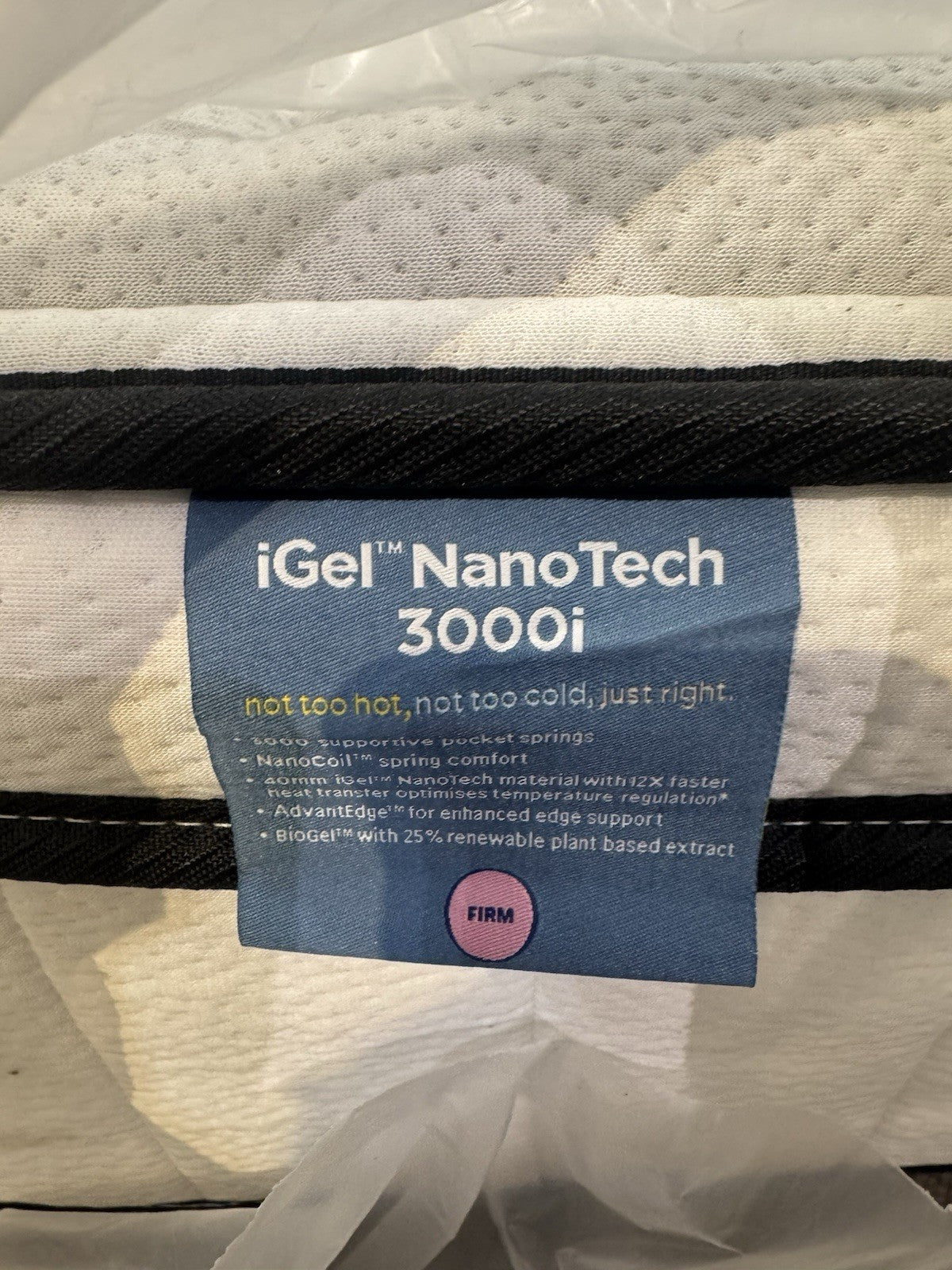IGEL Nanotech 3000i 6ft Superking Mattress, Firm - RRP £1,999