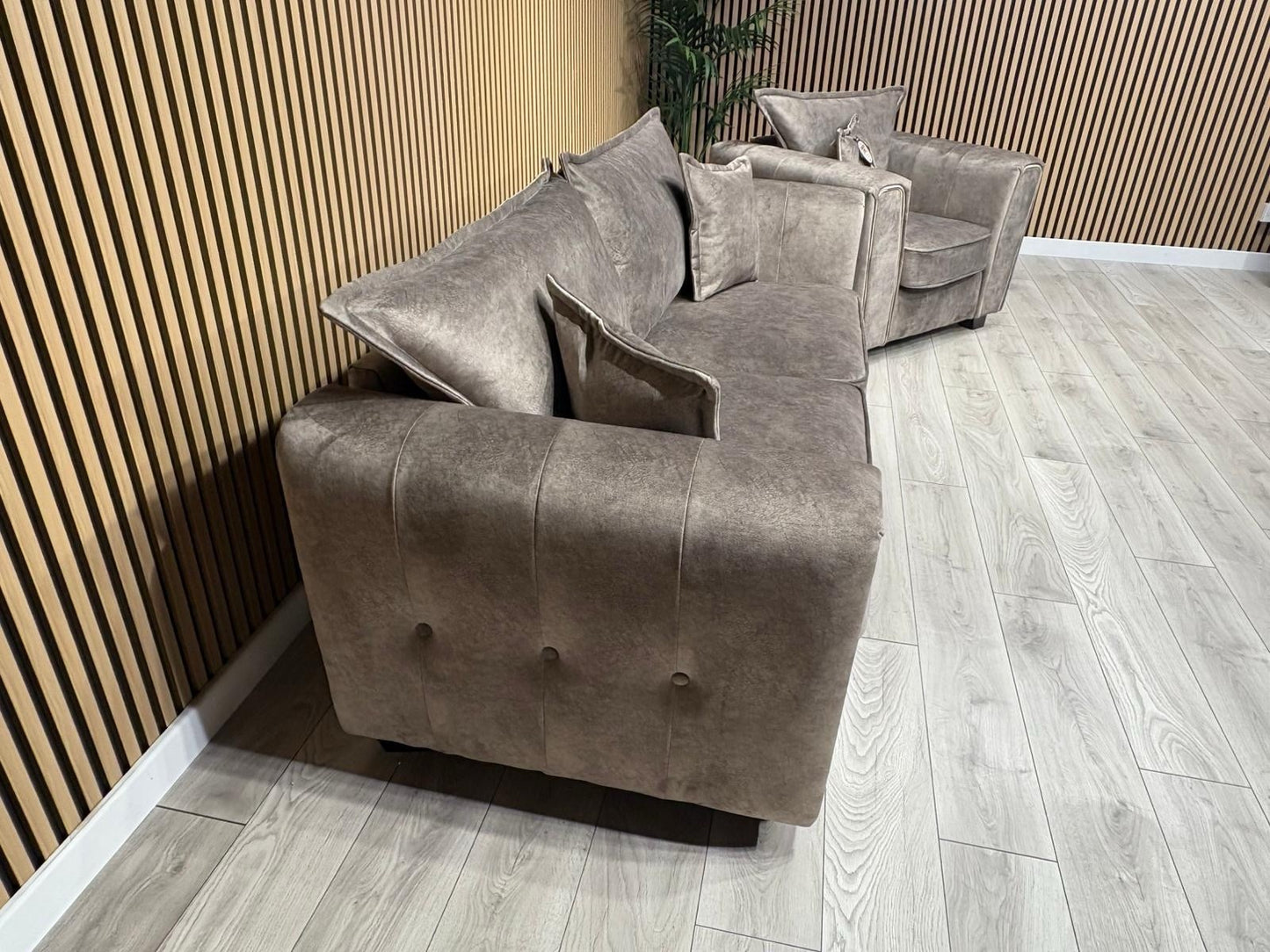 DFS - CHERISHED Style 3 Seater Sofa + Armchair Set, Formal Back - RRP £2,198