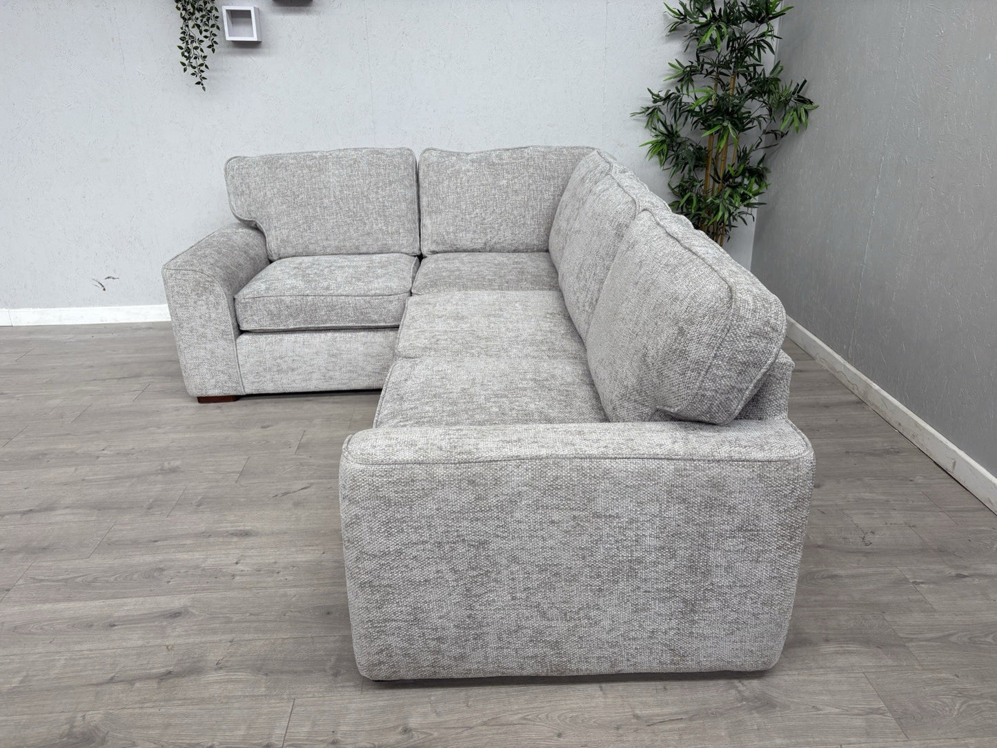 Furniture Village EMILIA Fabric LHF Small Sofa Bed Corner Sofa - RRP £2,095