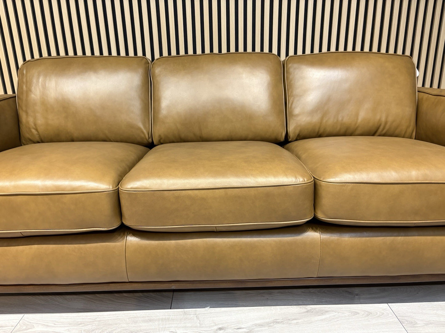 John Lewis Sample VALENCIA 3 Seater + 2 Seater Leather Sofa Set - RRP £4,398