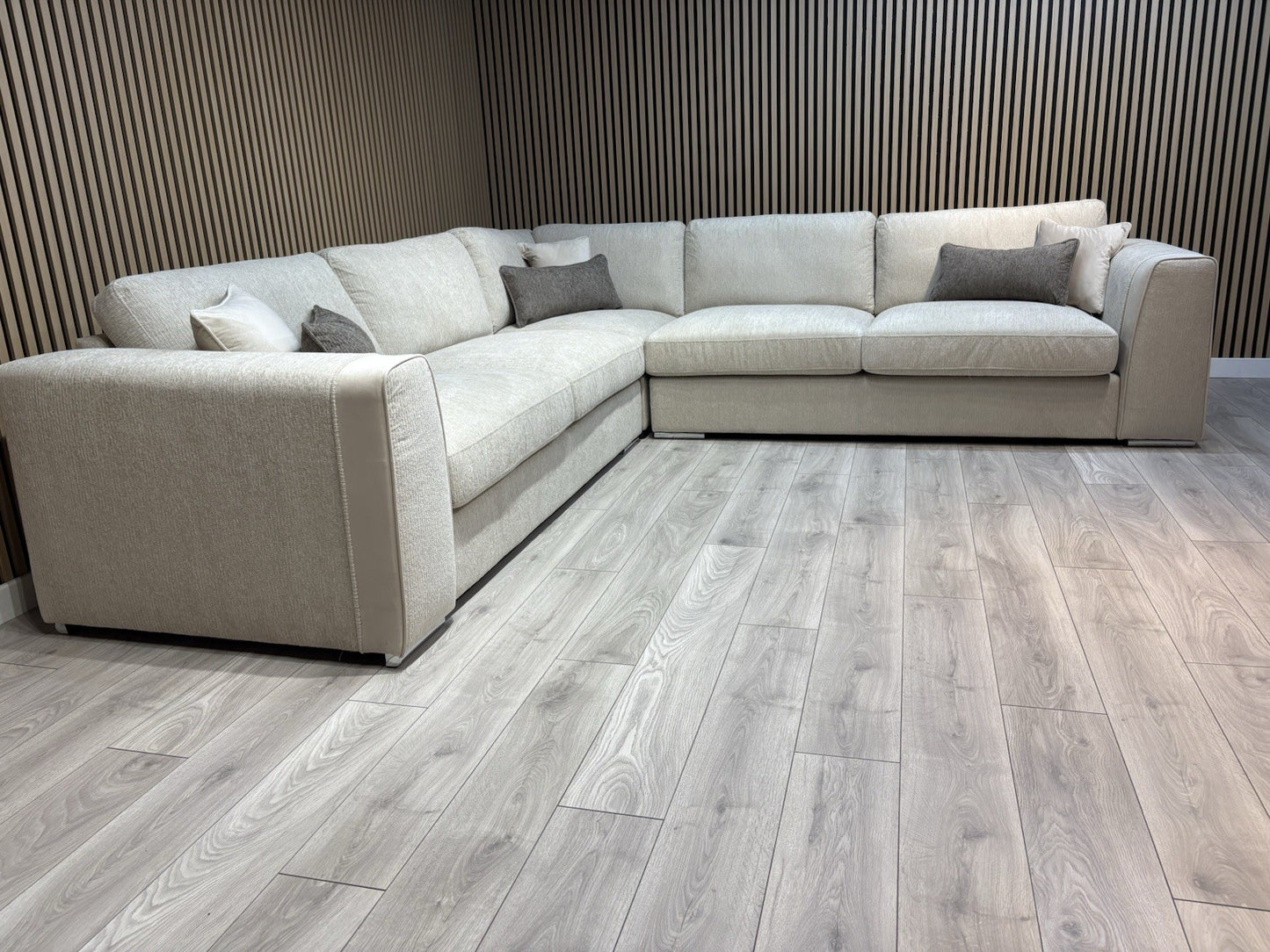 NAPLES Fabric Large Corner Sofa ( 3 Corner 3 ) - RRP £2,495