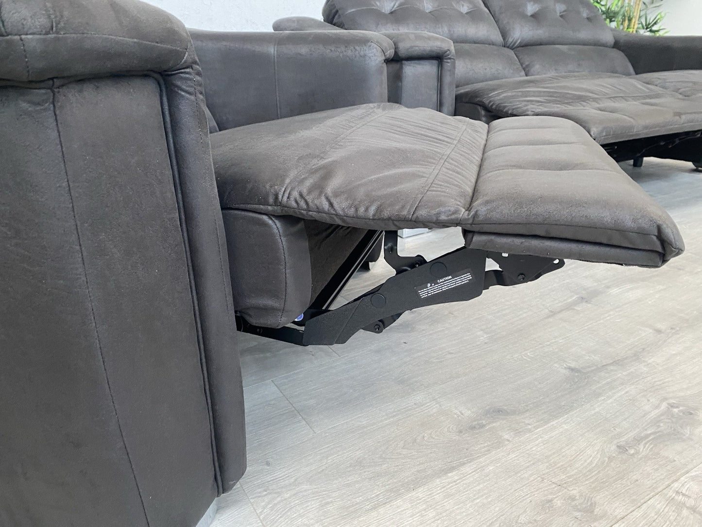 DFS - La-Z-Boy NEW HOLLYWOOD Fabric 3 + 2 Seater Sofas + Cuddler Armchair, Power
