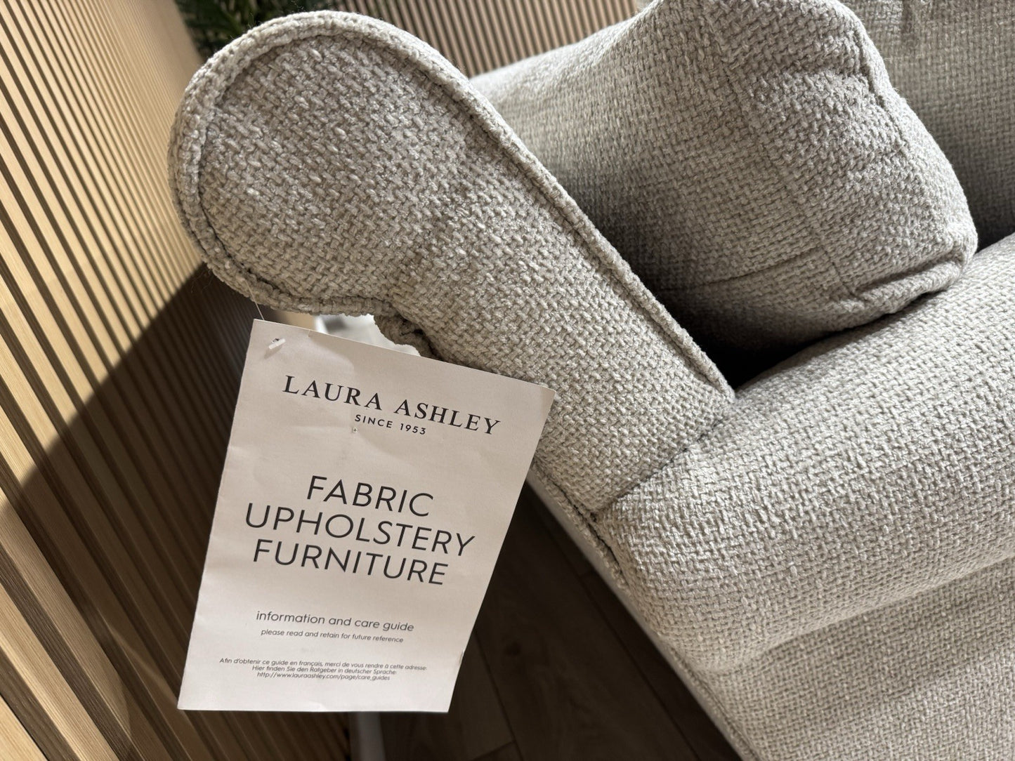Laura Ashley LYNDEN Style Fabric 3 Seater + 2 Seater Sofa Set, - RRP £2,500
