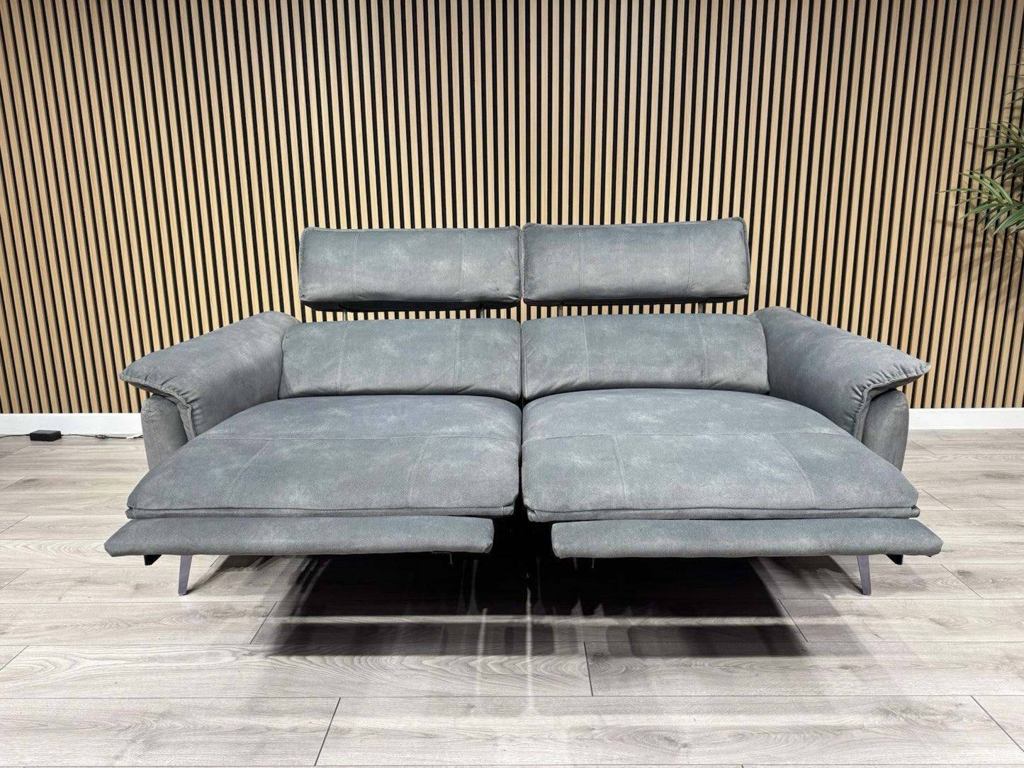 Furniture Village JUDE Fabric 3 Seater Power Recliner Sofa, Fern - RRP £2,195