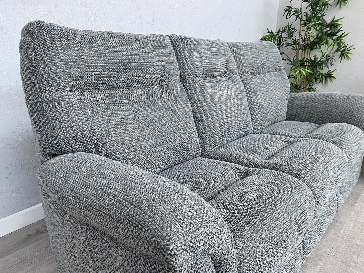 Parker Knoll - HUDSON 23 Fabric 3 Seater + 2 Seater Sofas + Stool - RRP £5,215