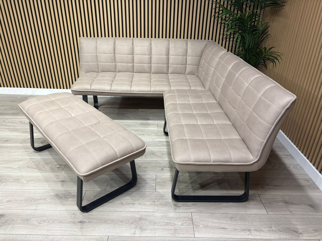 Furniture Village- LIMA Fabric Corner Bench Set, RRP: £1299