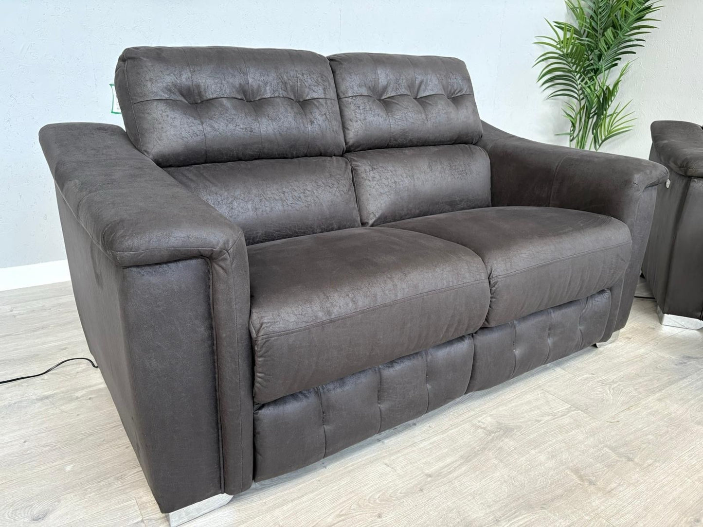 DFS - La-Z-Boy NEW HOLLYWOOD Fabric 2 Seater Sofa + Cuddler Armchair, Power