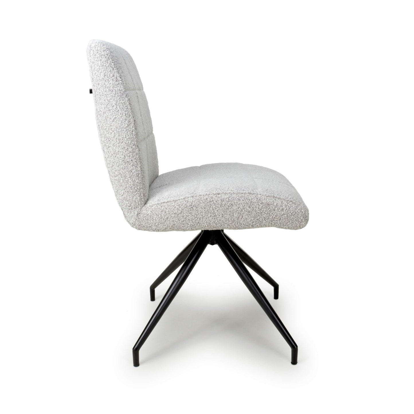 Laurel Boucle Smoke Grey Dining Chair