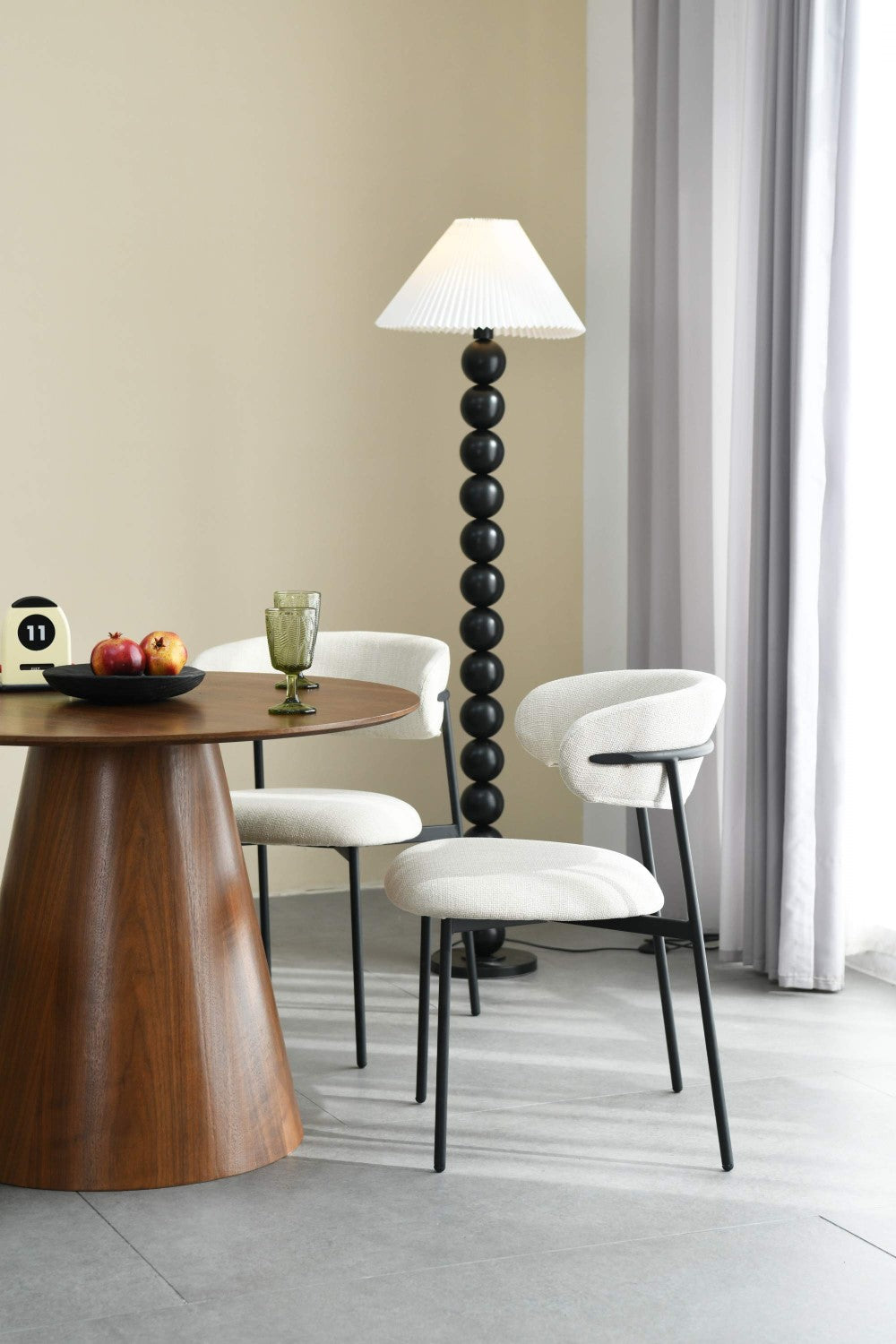 Marisa Linen Effect Natural Dining Chair