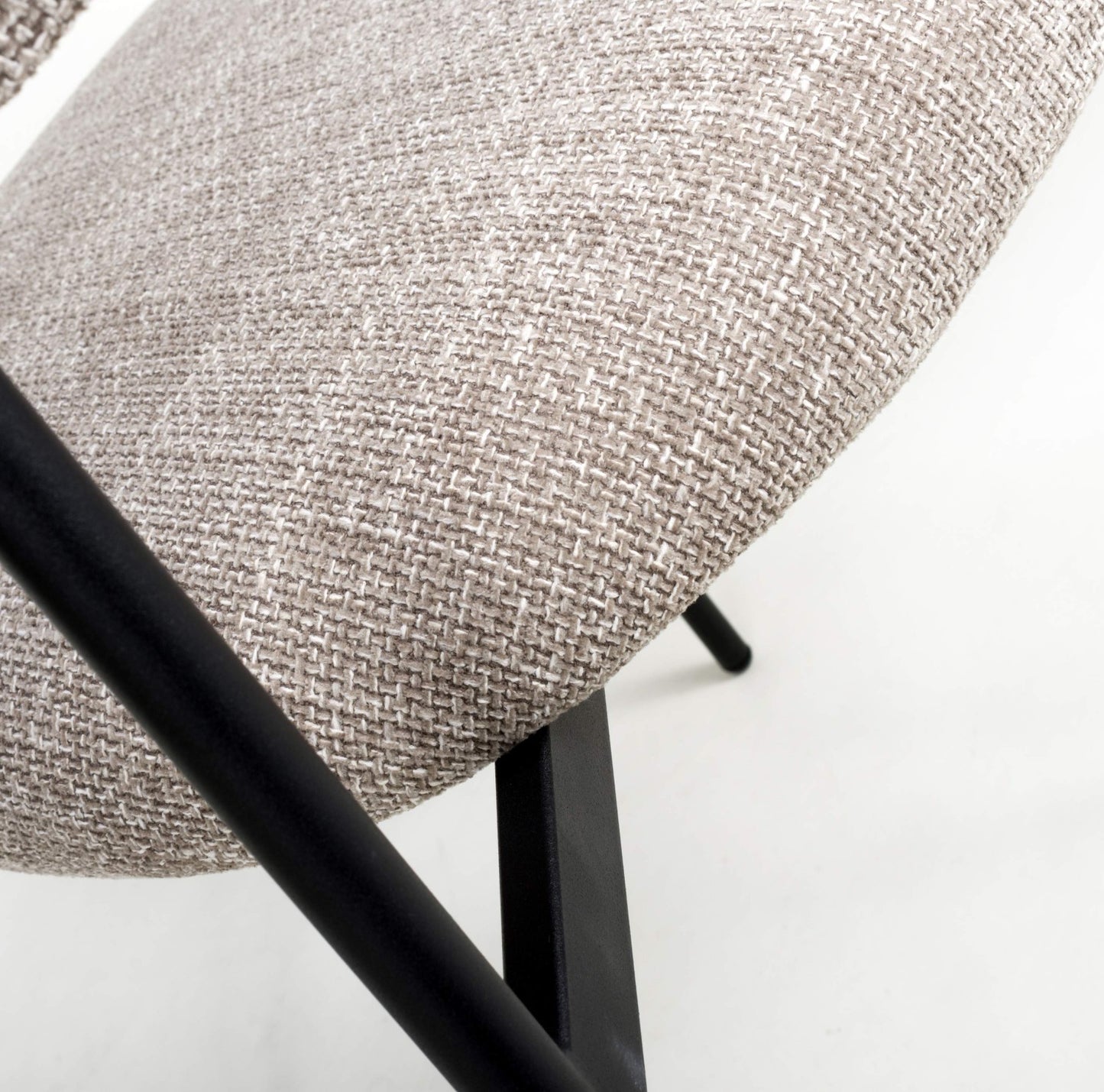 Marisa Tweed Oatmeal Dining Chair