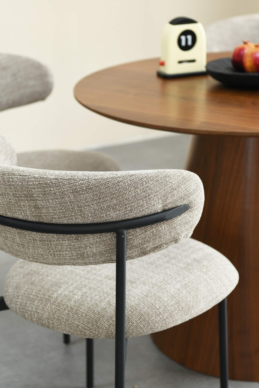 Marisa Tweed Oatmeal Dining Chair