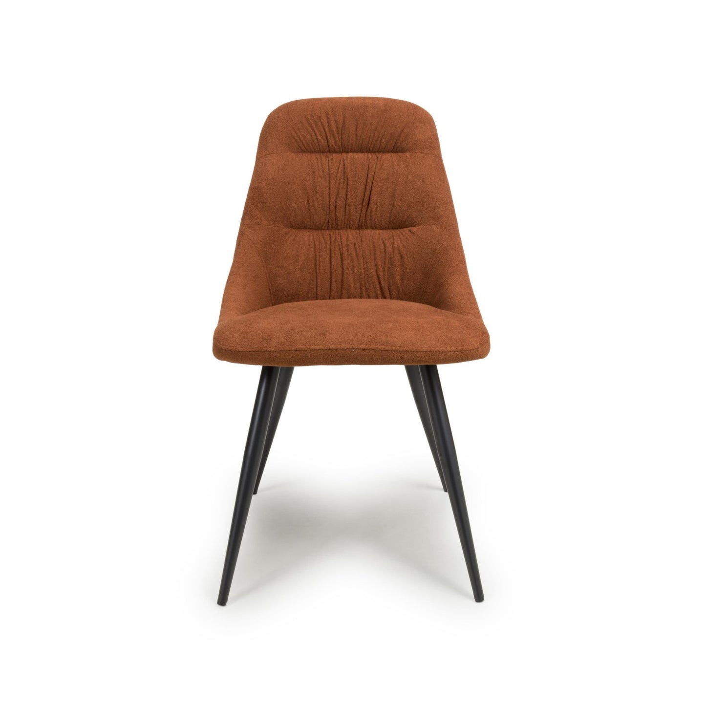 Corinth Linen Effect Burnt Orange Dining Chair