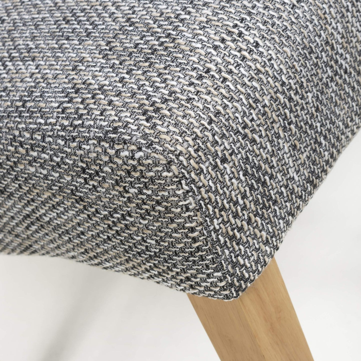 Bailey Tweed Grey Dining Chair