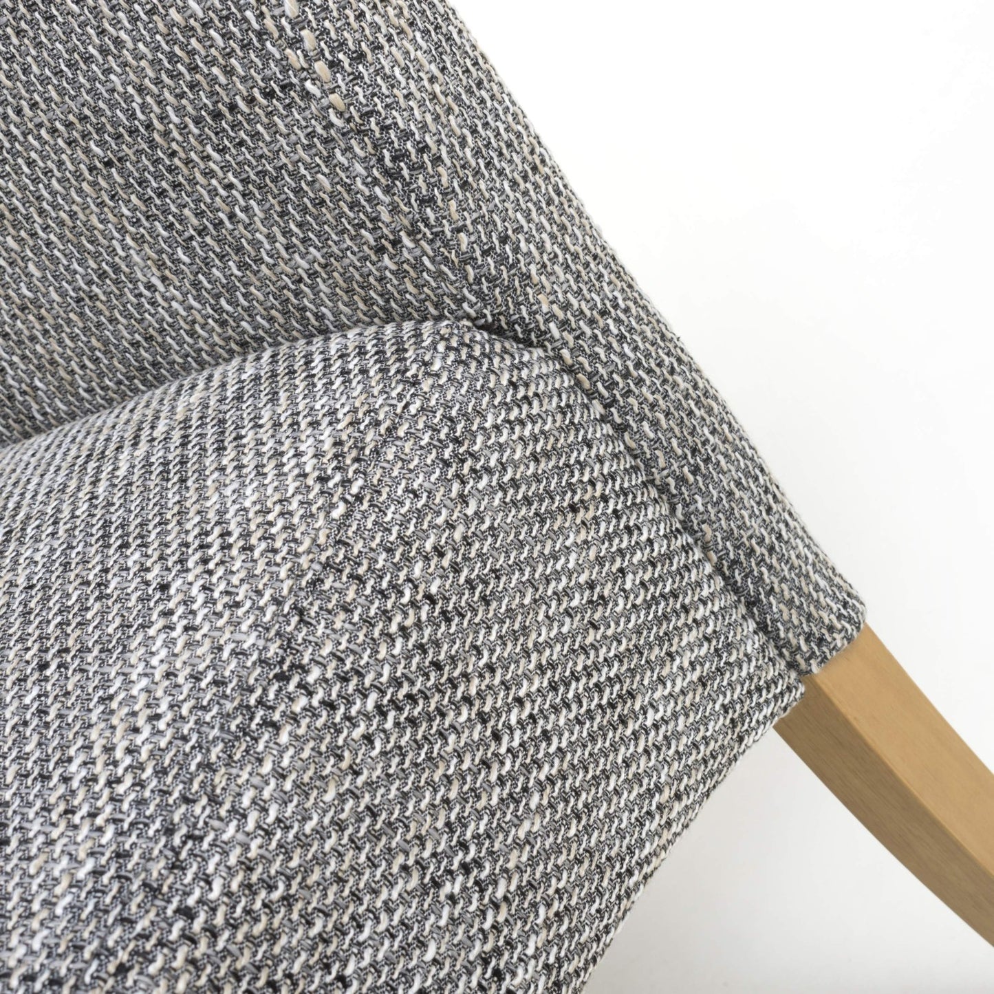 Bailey Tweed Grey Dining Chair