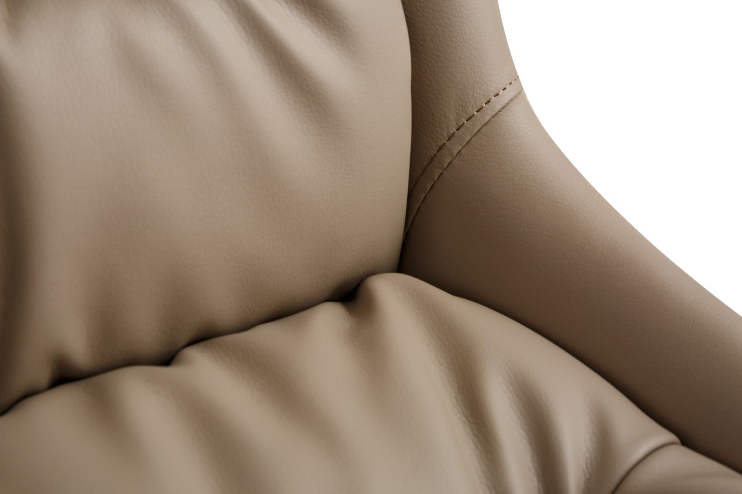 Arnhem Leather Effect Mink Dining Chair