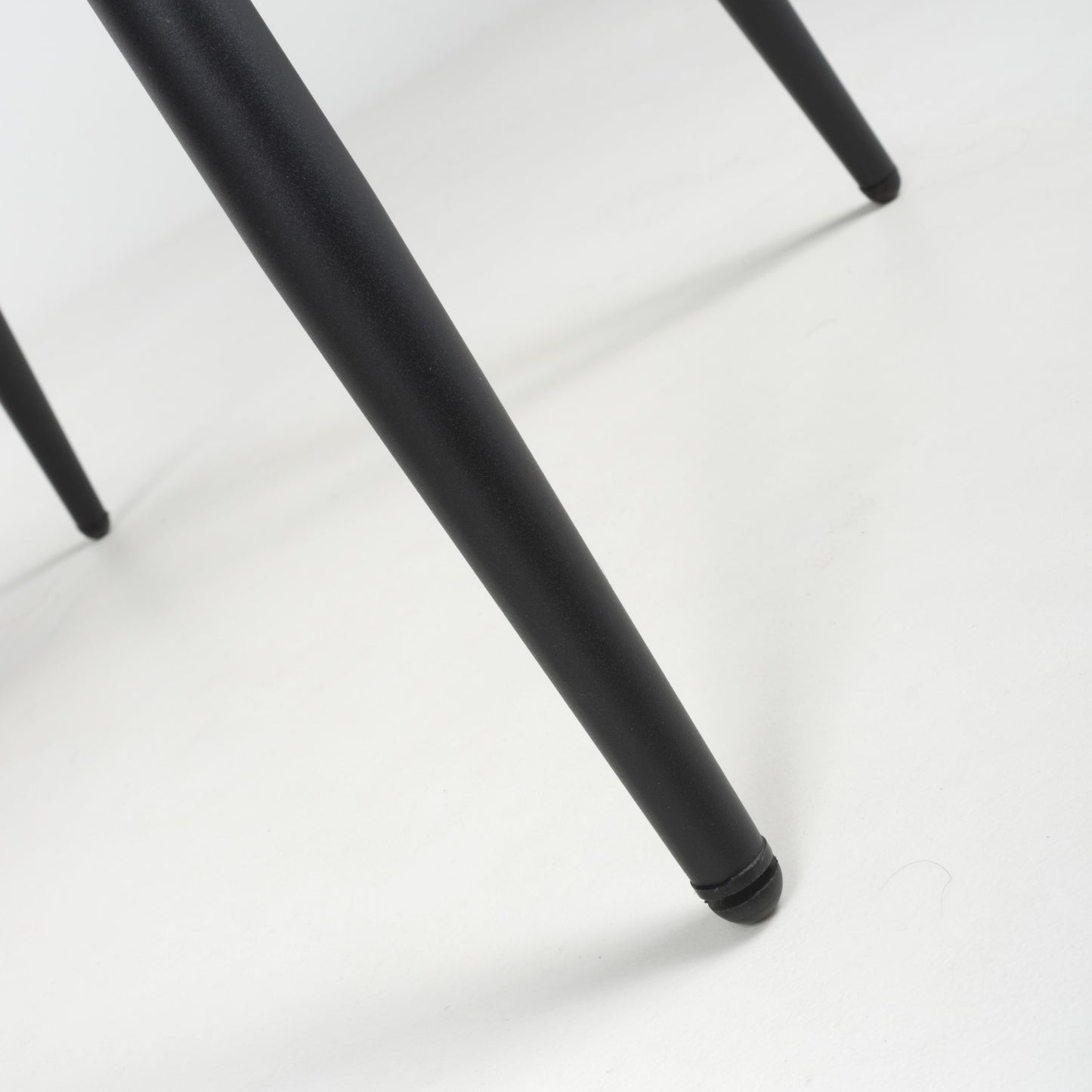 Blue Velvet Fabric Dining Chair Vertical Stitching