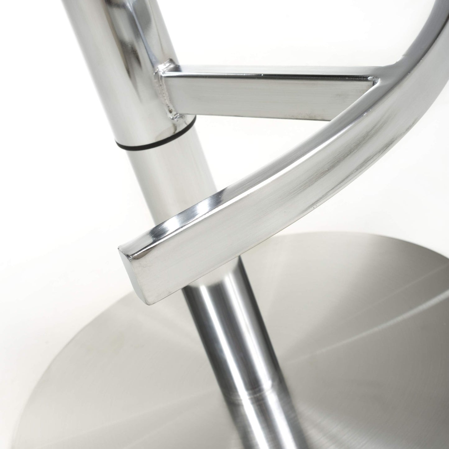 Sigma Brushed Velvet Mink Bar Stool