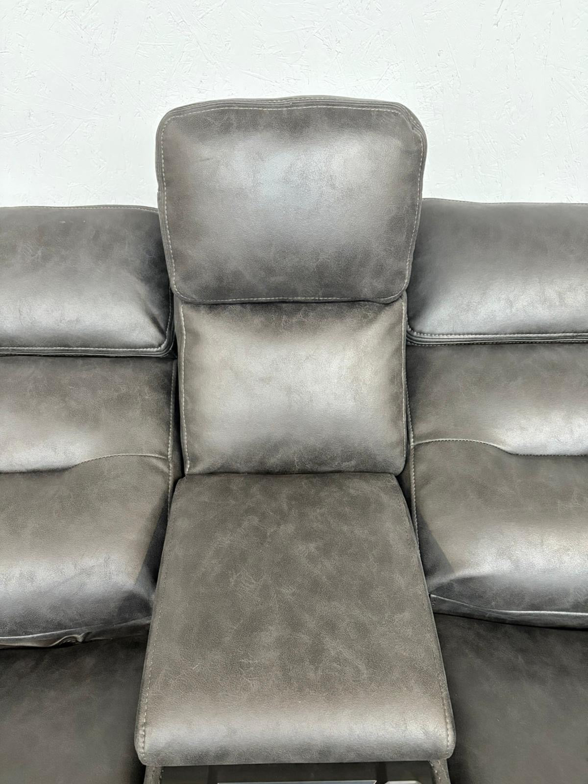 DFS Pierson 2+2 Seater Music Power Recliner Sofa Set with Console RRP £2298