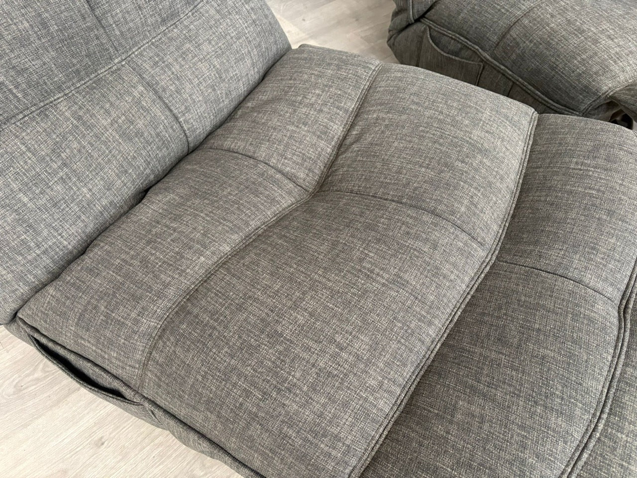 DFS Clarke Pair Of Swivel Rocker Manual Recliner Chairs - RRP £1058