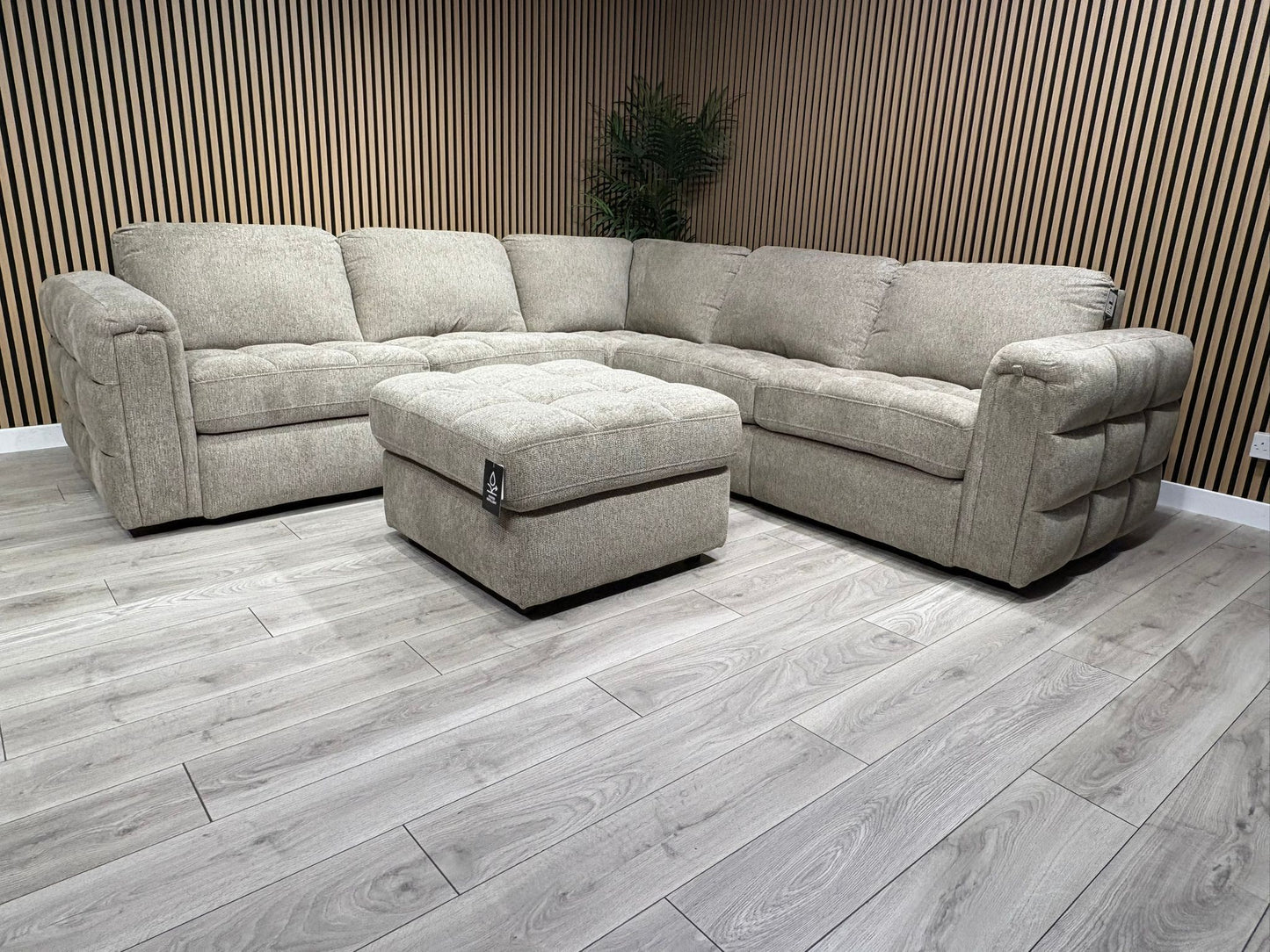 DFS - MAVAM Modular Premium Fabric 2 Corner 2 Sofa + Footstool - RRP £3499