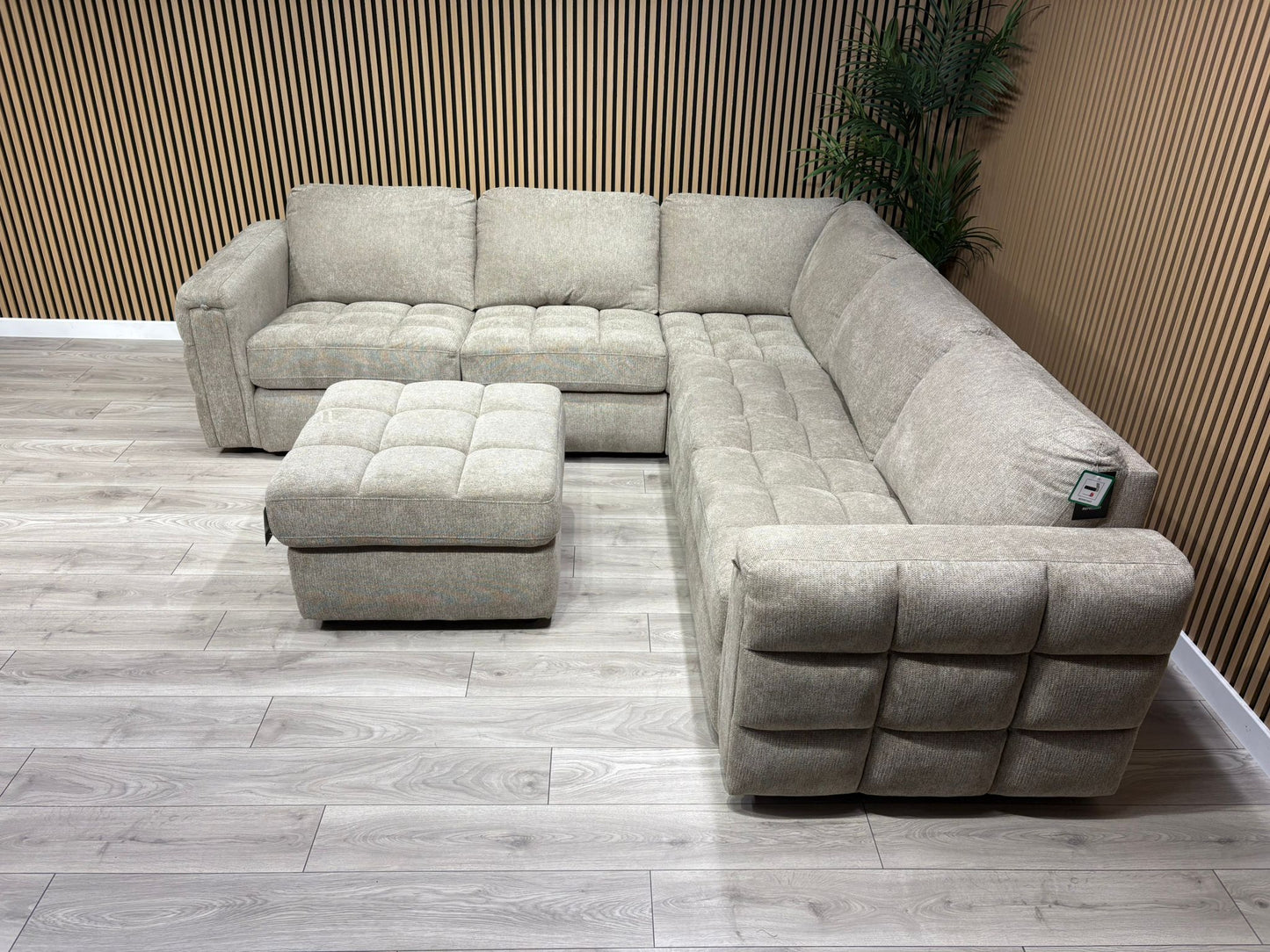 DFS - MAVAM Modular Premium Fabric 2 Corner 2 Sofa + Footstool - RRP £3499