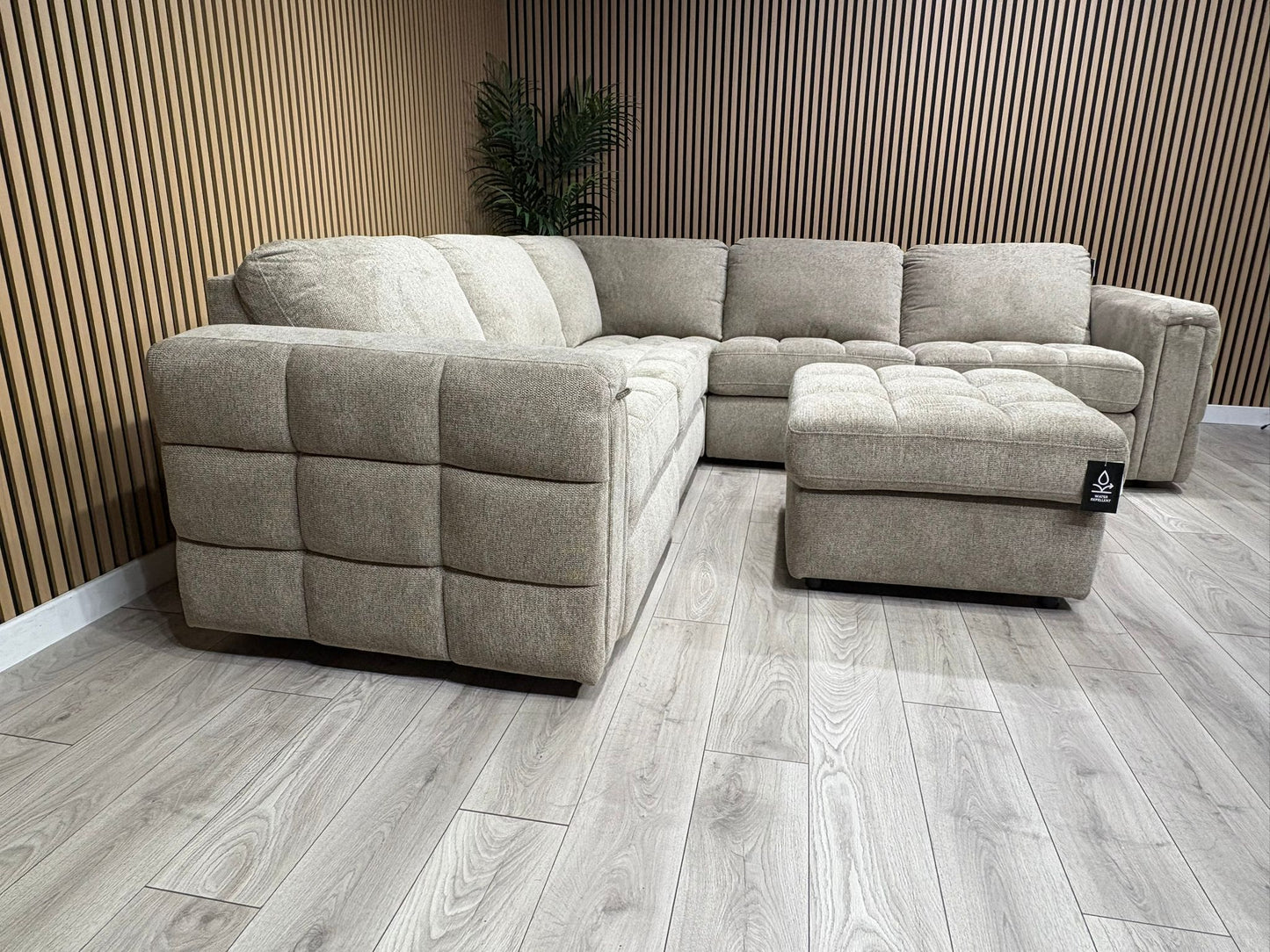 DFS - MAVAM Modular Premium Fabric 2 Corner 2 Sofa + Footstool - RRP £3499