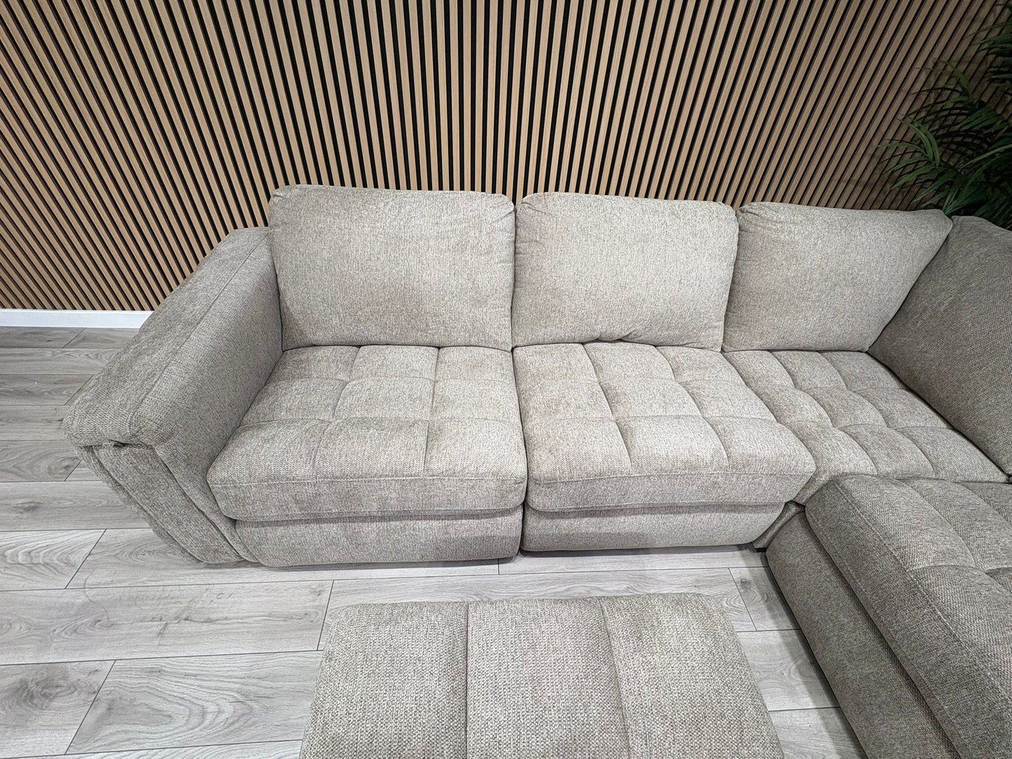 DFS - MAVAM Modular Premium Fabric 2 Corner 2 Sofa + Footstool - RRP £3499