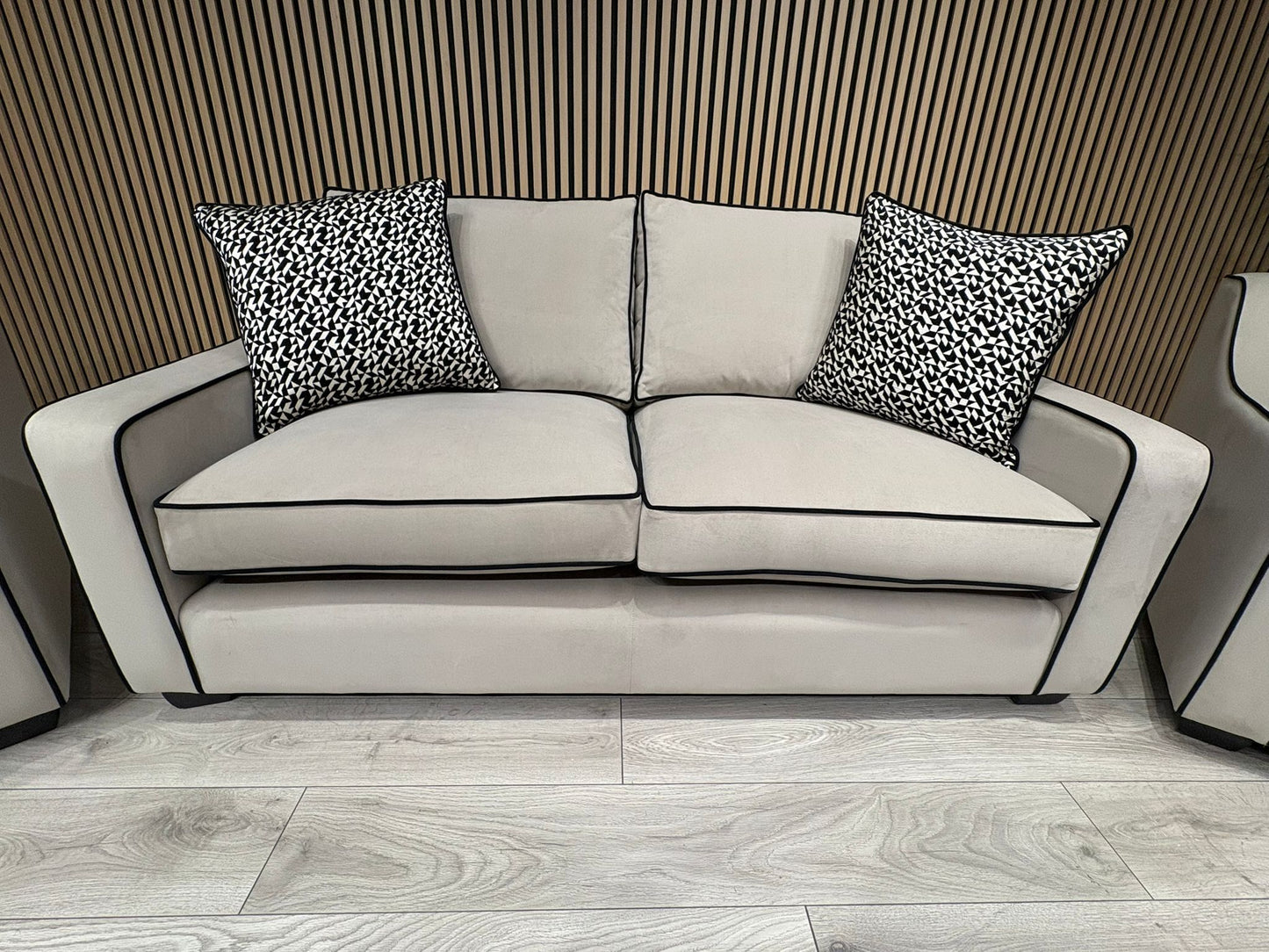 Furniture Village CELINE Fabric 3 Seater Sofa + 2 x Armchairs - RRP £5,685