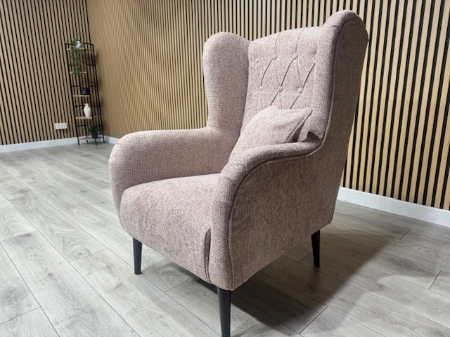 Laura Ashley LYNDEN Style Fabric Wingback Chair - RRP £999