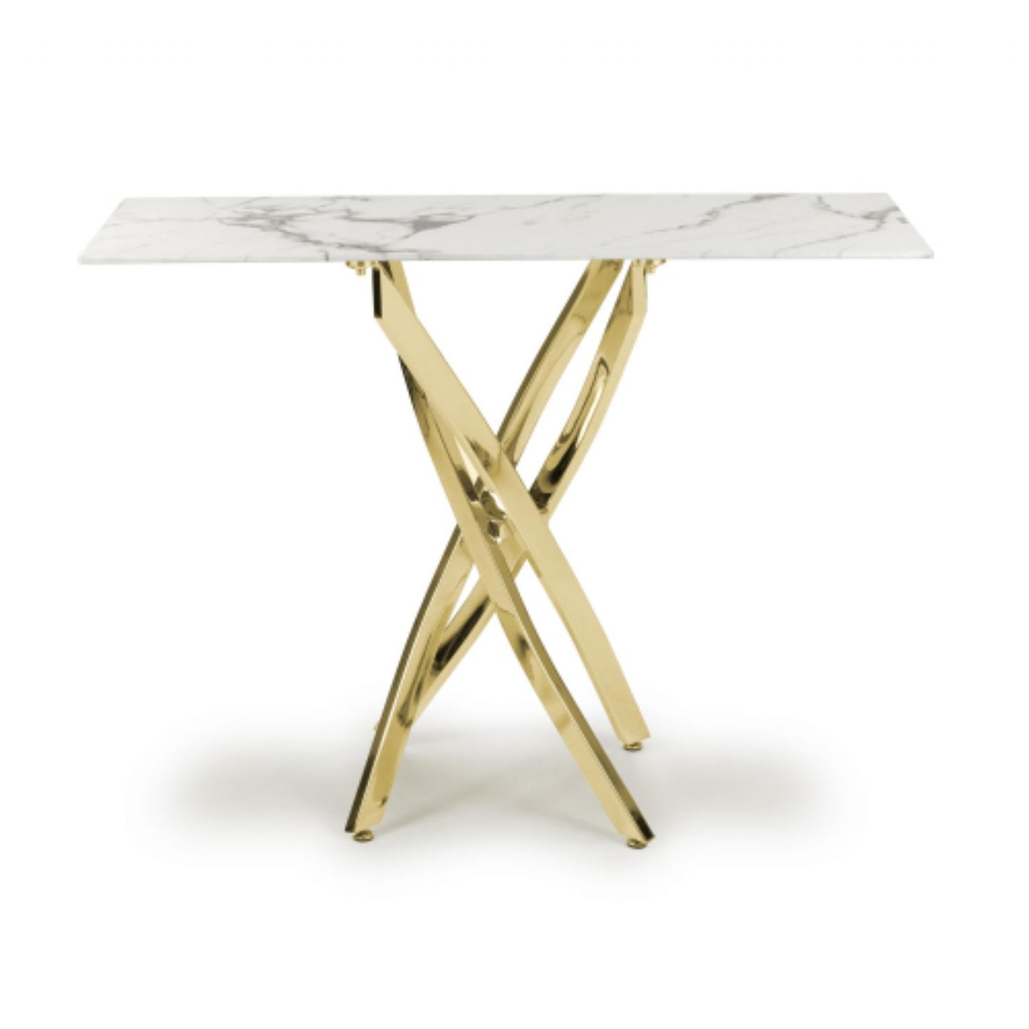 Astoria White Gold Console Table