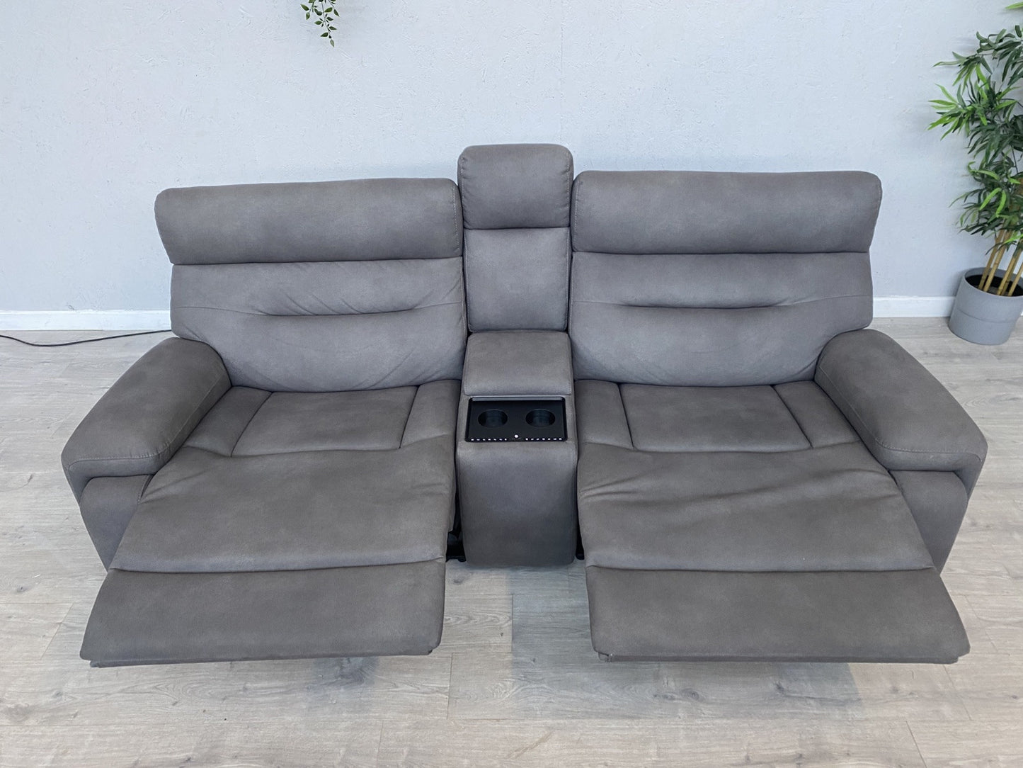 Furniture Village CINEMAX 3 Seater + 2 Seater Power Recliner Media Sofa Set.