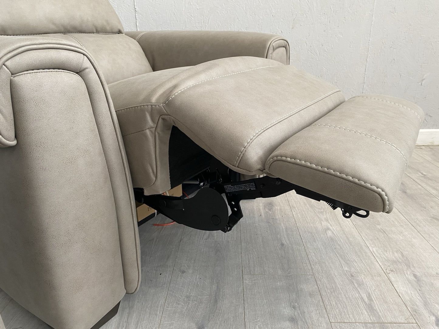 Furniture Village - NIXON Fabric 2 Seater Sofa + 2 x Armchairs, Power Recliner