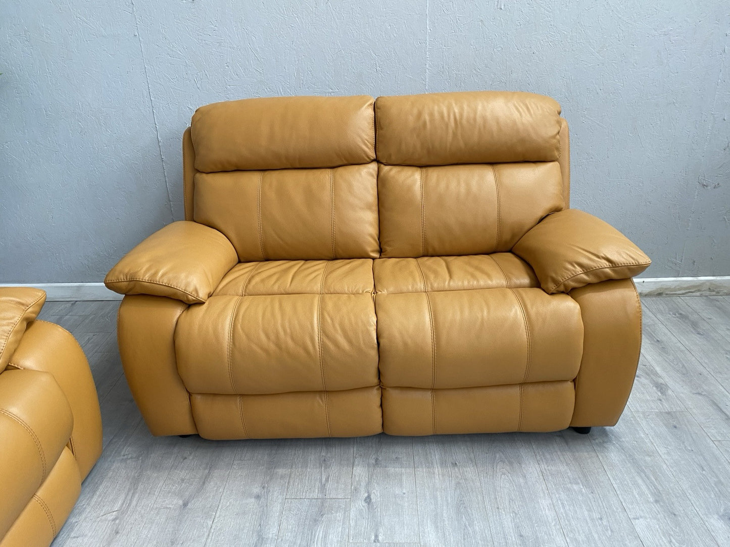 Furniture Village MORENO Leather 3 Seater + 2 Seater Sofa Set - RRP £3,090