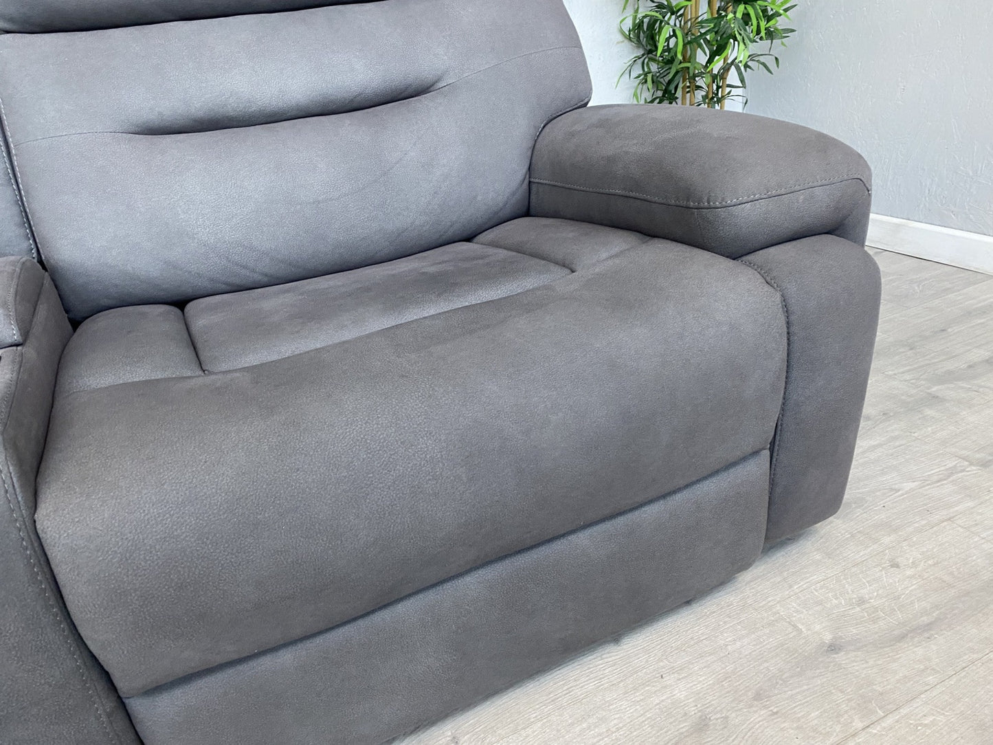 Furniture Village CINEMAX 3 Seater + 2 Seater Power Recliner Media Sofa Set.