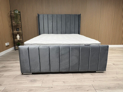 Aurel Bed Frame. Available in all sizes, Mattress Sold Separately