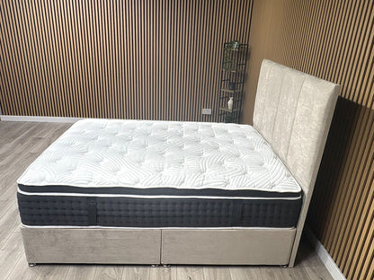Duo Pro Pocket Sprung Mattress Divan Bed Set - Different sizes available