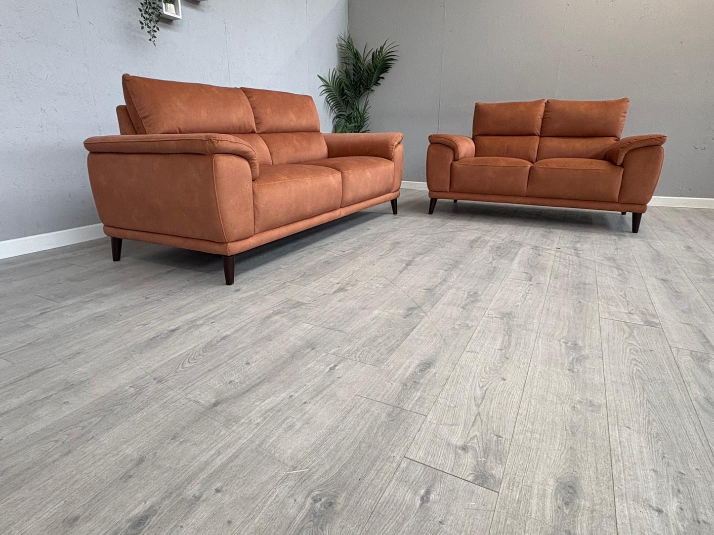 Furniture Village - Morgan 3 Seater + 2 Seater Fabric Sofa Set RRP £2890