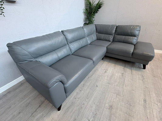 DFS - Leather Chaise End Corner Sofa - RRP £1999