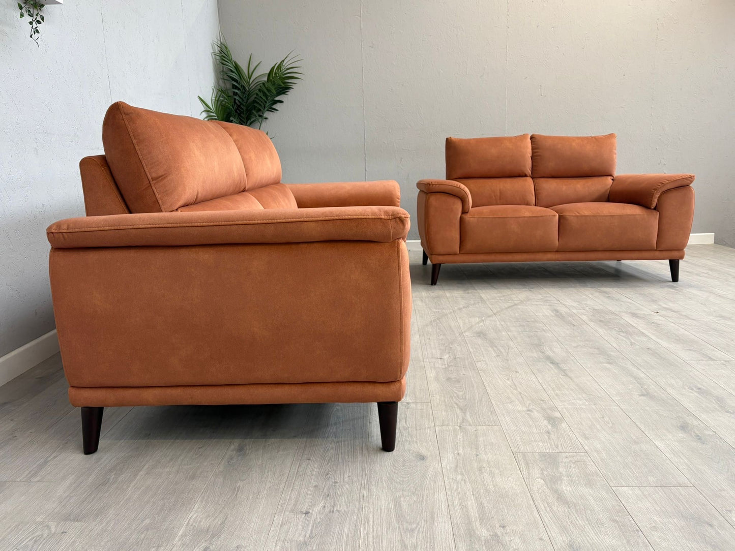 Furniture Village - Morgan 3 Seater + 2 Seater Fabric Sofa Set RRP £2890