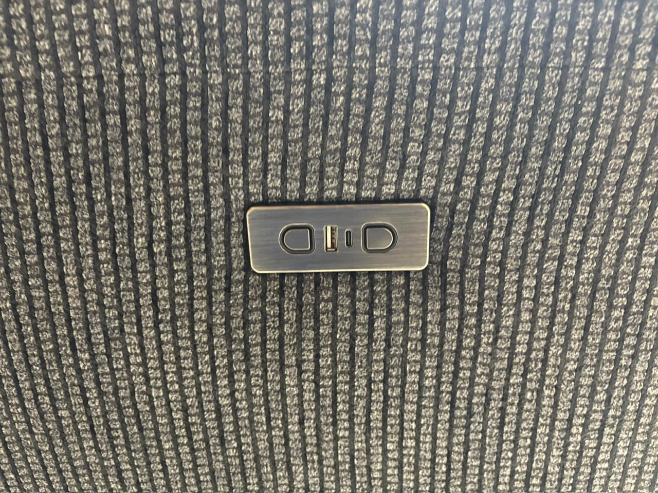 Atlanta - Fabric 3+2 Seater Sofa Set with Power Recliners, Coda Black - RRP £2478