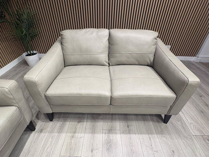 John Lewis BAILEY Style 3 Seater + 2 Seater Leather Sofa Set RRP £3978